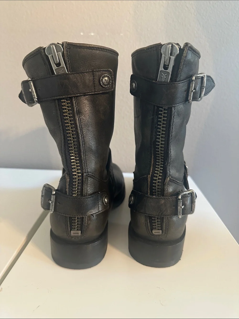 Vintage Frye boots, boots, black, women’s 9.5B - Picture 5 of 9
